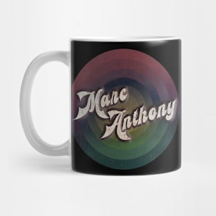 retro vintage circle Marc Anthony Mug